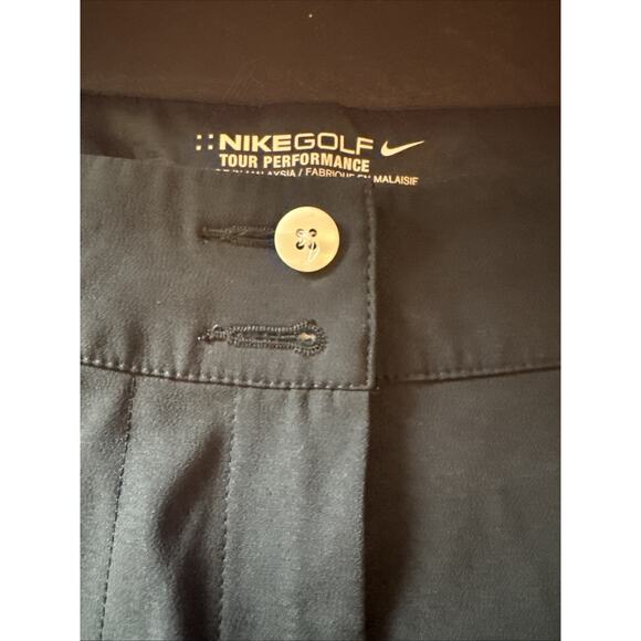 NIKE GOLF Black Active Outdoor Cotton Blend Stretch Golf Shorts SZ 4 - Picture 4 of 11